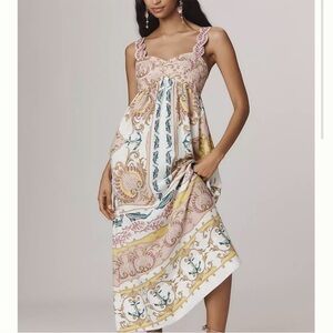 Farm Rio Maritime Magic Sleeveless Maxi Dress